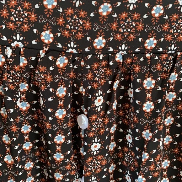 Catch Stitch Floral Skirt - Picture 4 of 6